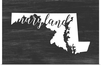 Home State Typography - Maryland