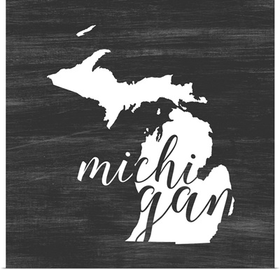 Home State Typography - Michigan
