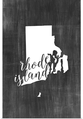 Home State Typography - Rhode Island