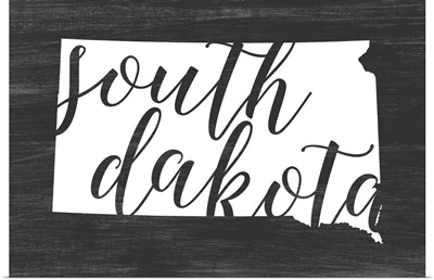 Home State Typography - South Dakota