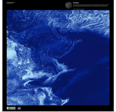 Ice Stars - USGS Earth as Art