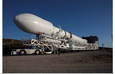 Iridium-3 Mission, Transportation Of Falcon 9, Vandenberg Air Force Base, California