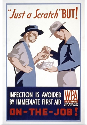 Just A Scratch - WPA Poster