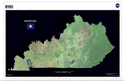 Kentucky - USGS State Mosaic