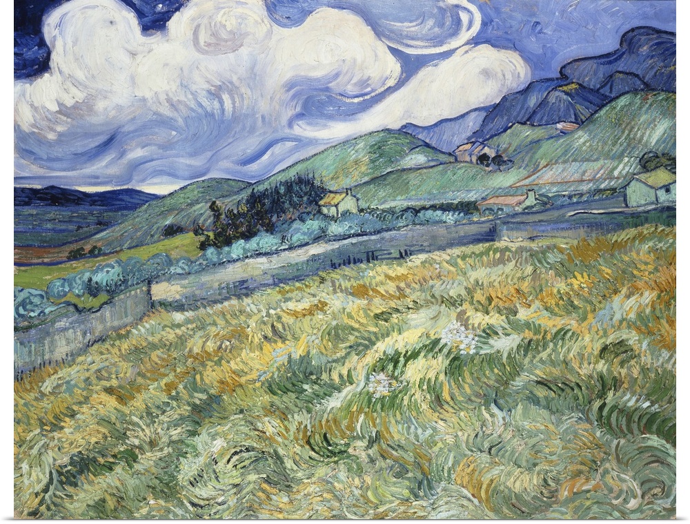 Vincent van Gogh - Landscape from Saint-Remy.