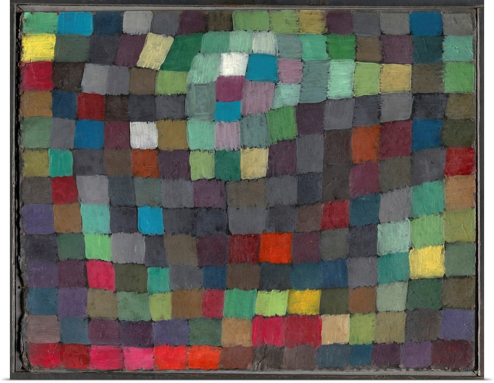 This painting is from Klee's Magic Square series, which grew out of a visit to Tunisia in 1914. Klee embraced the full pow...