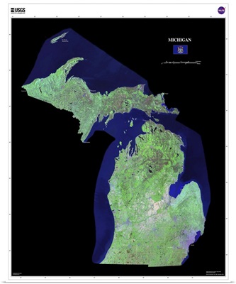 Michigan - USGS State Mosaic