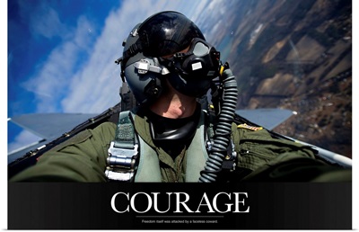 Military Motivational Poster Courage