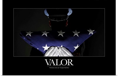 Military Motivational Poster: Valor