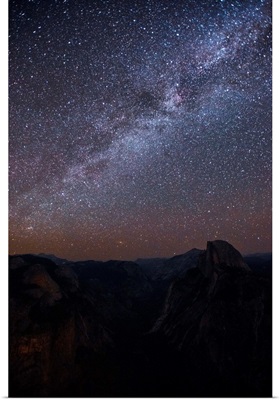 Milky Way In Yosemite National Park, California