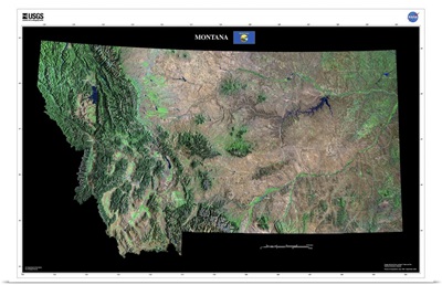 Montana - USGS State Mosaic
