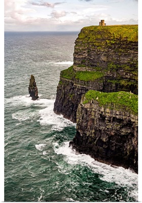 O'Brien's Tower, Cliffs of Moher, Ireland - Vertical