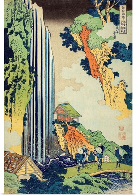 Ono Falls On The Kisokaido, From The Series A Tour Of Waterfalls In Various Provinces
