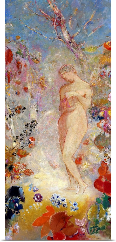 Between 1908 and 1914, Redon was repeatedly drawn to represent the mythic beauties Venus, Andromeda, and Pandora. Here, he...