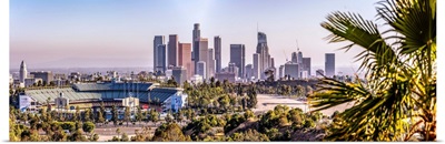Panoramic Los Angeles Skyline, California