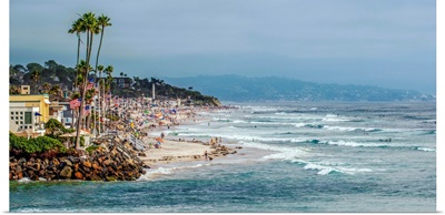 Panoramic View Of La Jolla Coast, San Diego, California