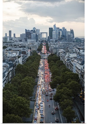 Paris Skyline at Rush Hour