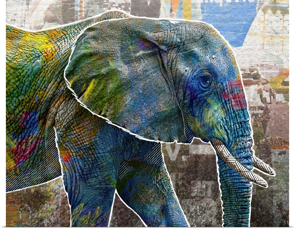 Pop Art - Elephant