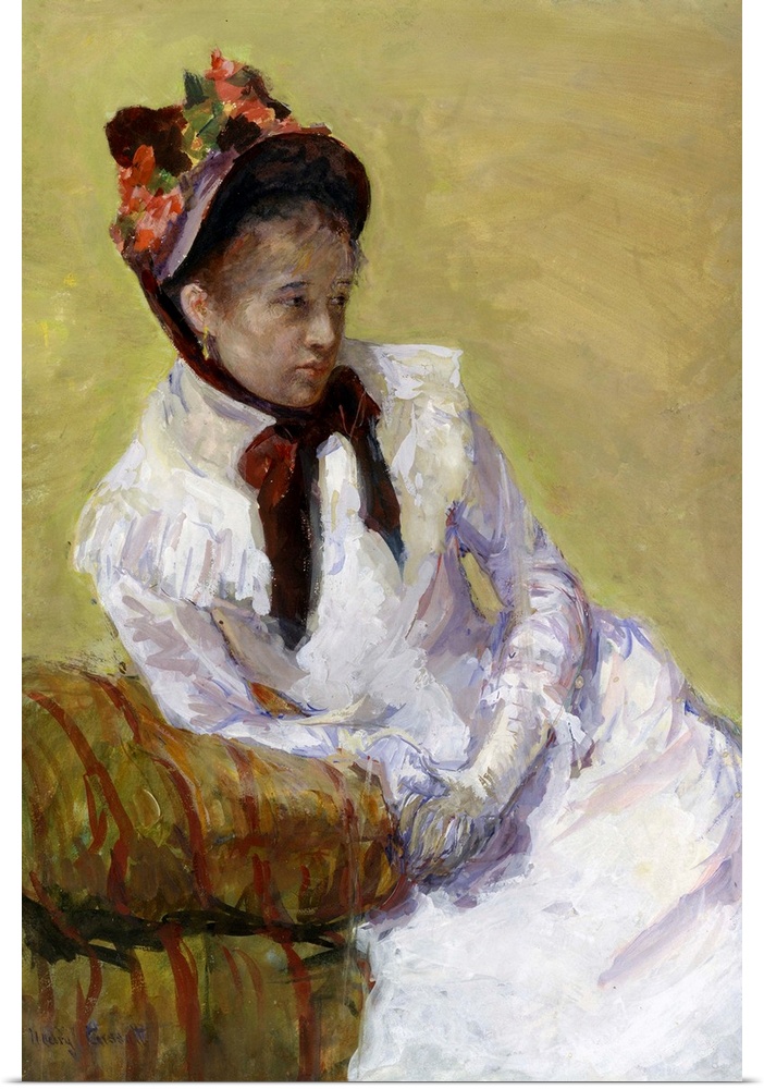 Mary Cassatt painted this self-portrait, one of only two known, a year after Edgar Degas invited her to exhibit with the I...