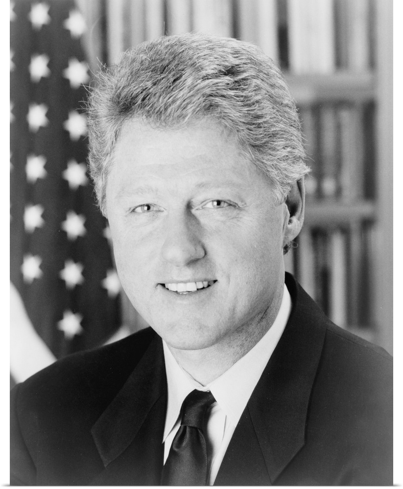 Bill Clinton, head-and-shoulders portrait, facing front. Library of Congress, Prints and Photographs Division.