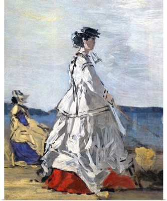 Princess Pauline Metternich (1836-1921) on the Beach