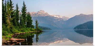 Reflection On Callaghan Lake, British Columbia, Canada