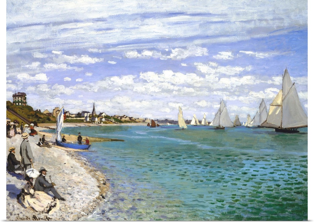 Writing from the seaside resort of Sainte-Adresse on June 25, 1867, Monet reported that he was hard at work, noting, Among...