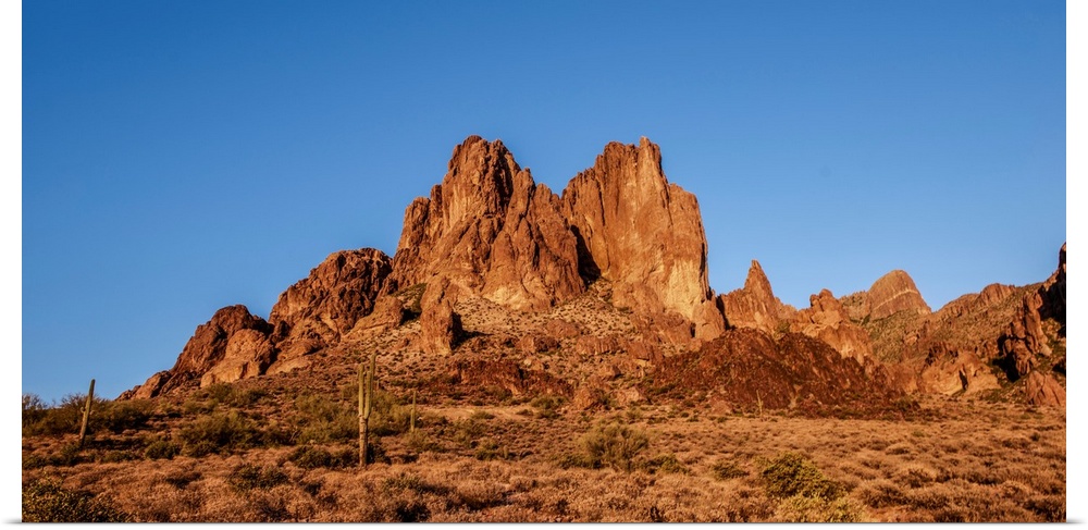 View of rock formation in Phoenix, Arizona.