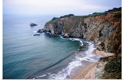 Rocky Creek Bridge Beach Landscape, Monterey County, California