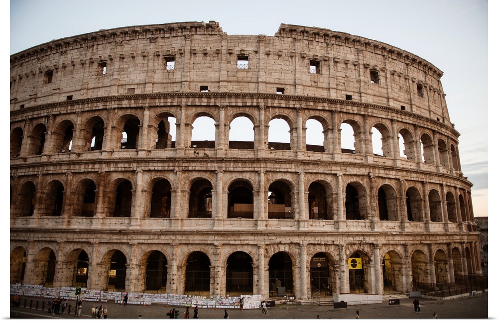 Photograph of the Colosseum in Rome.