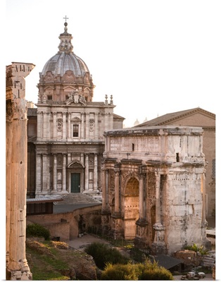 Santi Luca e Martina Church at the Roman Forum, Rome, Italy, Europe