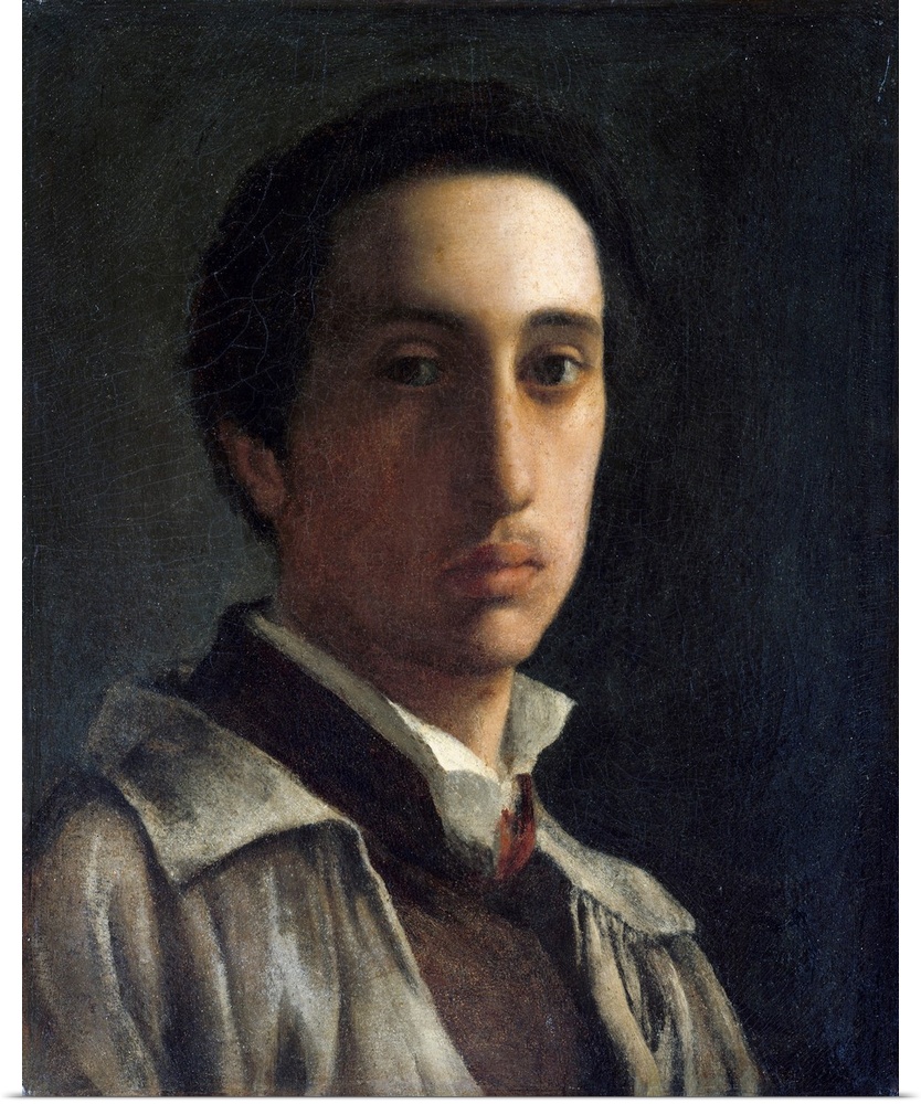 At the start of his career, Degas produced some forty self-portraits in various media. This likeness dates to about 1855-5...