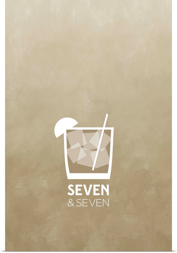 Seven and Seven Cocktail
