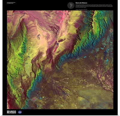 Sierra de Velasco - USGS Earth as Art