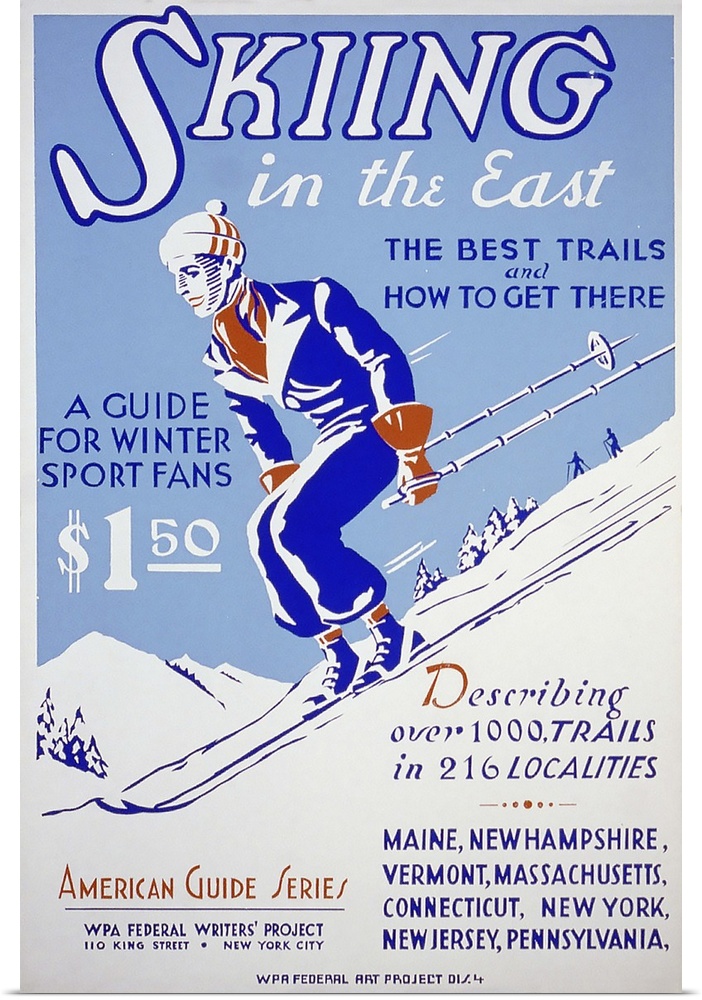 Skiing in the East. The best trails and how to get there: A guide for winter sport fans. Describing over 1000 trails in 21...