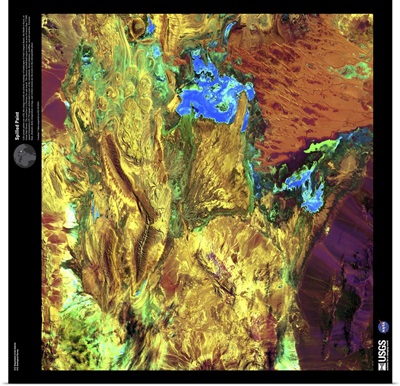 Spilled Paint - USGS Earth as Art
