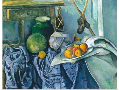 Still Life with a Ginger Jar and Eggplants