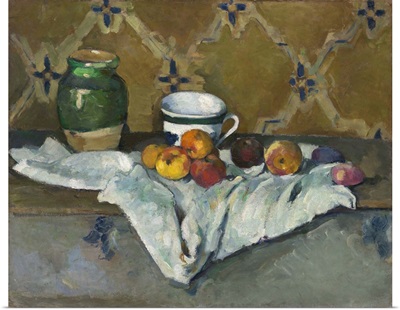 Still Life with Jar, Cup, and Apples
