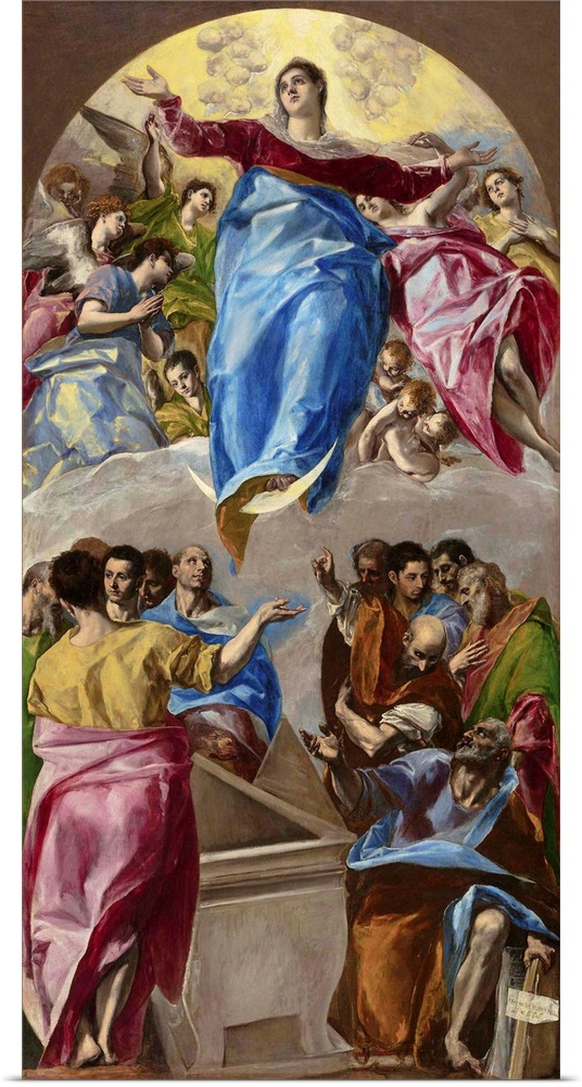 This painting was the central element of the altarpiece that was El Greco's &#64257;rst major Spanish commission and &#642...