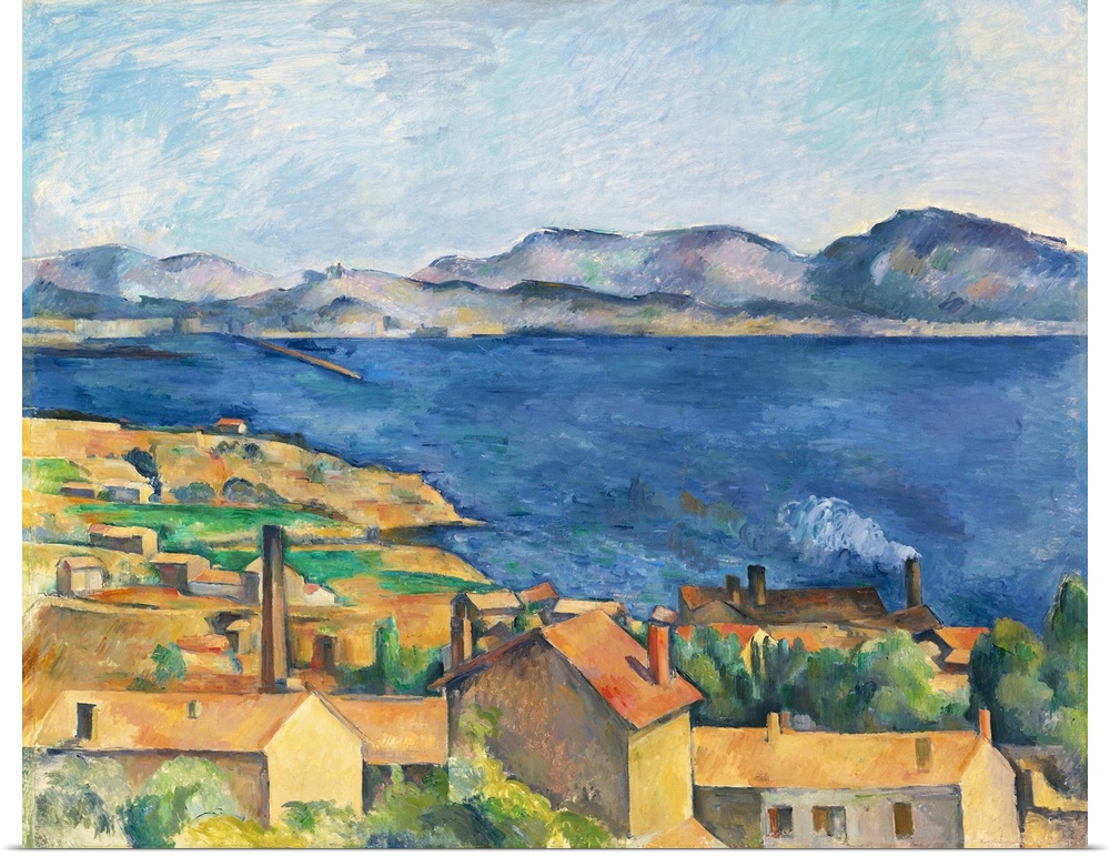 In a letter to his friend and teacher Camille Pissarro, Paul Cezanne compared the view of the sea from L'Estaque to a play...