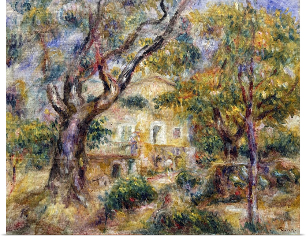 In 1907 Renoir purchased the estate of Les Collettes at Cagnes on the Mediterranean near Nice. He moved there in autumn 19...