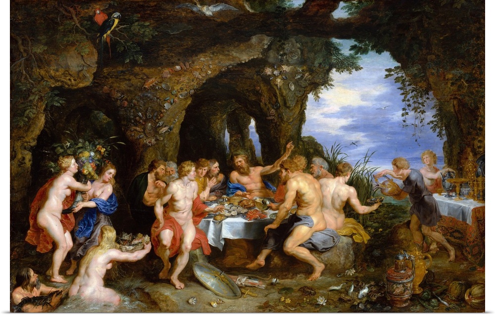 Rubens and his friend Jan Brueghel collaborated on a number of mythological and religious pictures about 1610-20. In this ...