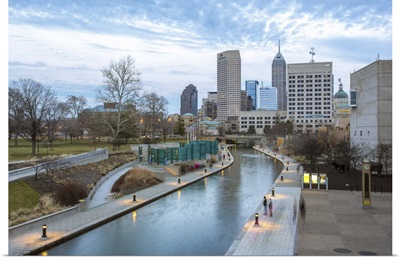 The Indianapolis Riverwalk in the Late Afternoon