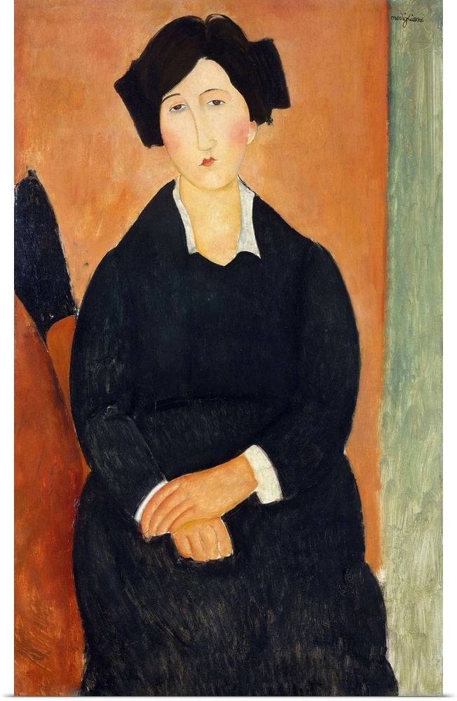 The identity of the patient-looking sitter is unknown. Modigliani might have chosen her because she was a compatriot. Most...
