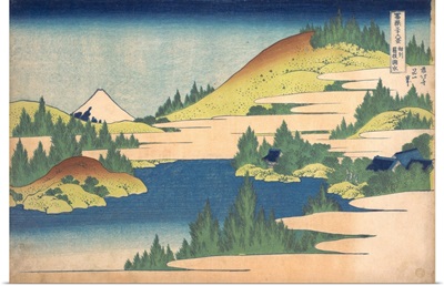 The Lake at Hakone in Sagami Province, from the series Thirty-six Views of Mount Fuji