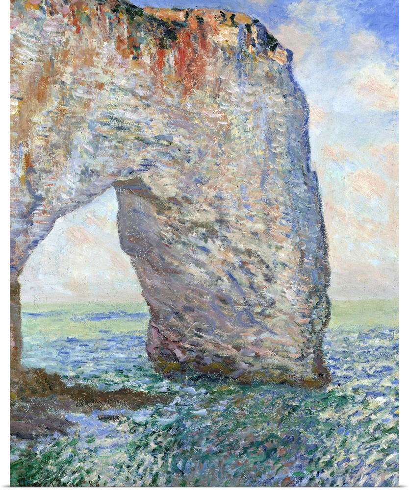 In 1886, the writer Guy de Maupassant published his eyewitness account of Monet at Etretat. The artist walked along the be...