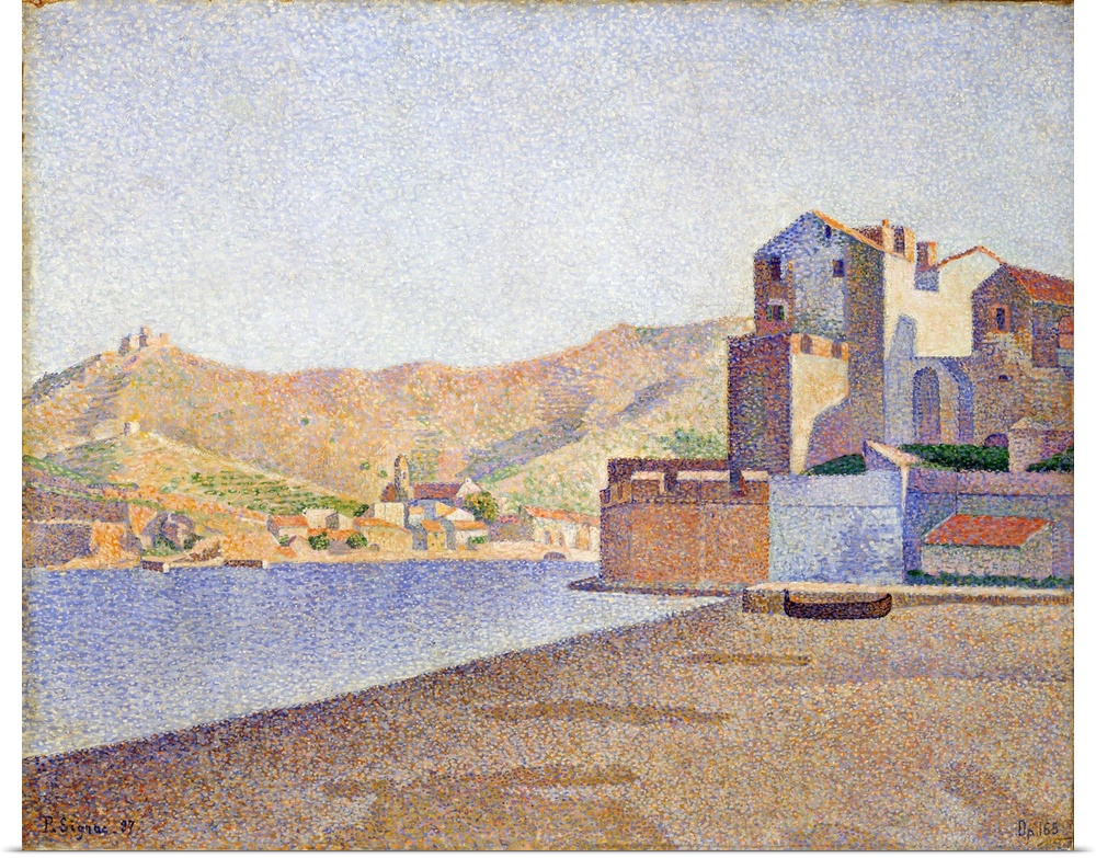 Beginning in 1886, Signac worked in the Neoimpressionist style, layering dots and dashes of paint to create optical colore...