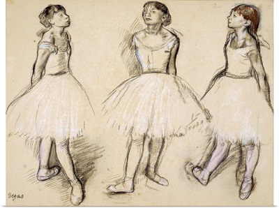 Three Studies Of A Dancer In Fourth Position
