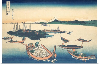 Tsukudajima in Musashi Province, from the series Thirty-six Views of Mount Fuji
