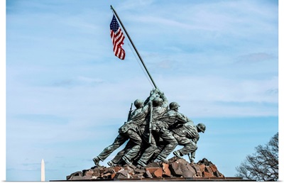 U.S. Marine Corps War Memorial in Arlington, Virginia